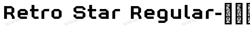 Retro Star Regular字体转换